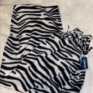 Zebra print old navy scarf